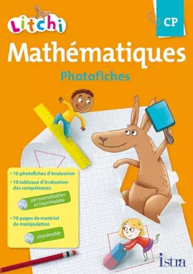 Couverture du produit · Litchi Mathématiques CP - Photofiches - Ed. 2015