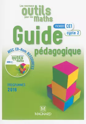 Couverture du produit · Les Nouveaux Outils pour les Maths CE1 (2016) - Guide pédagogique avec CD-Rom