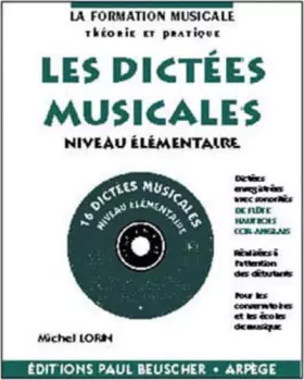 Couverture du produit · Partition : Dictees musicales avec CD, niveau elementaire