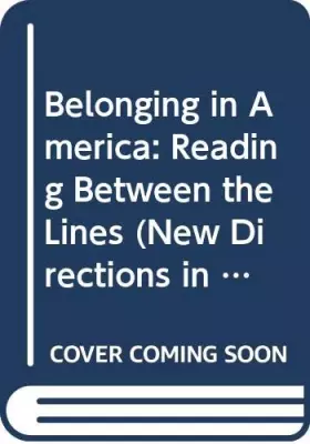 Couverture du produit · Belonging in America (New Directions in Anthropological Writing)