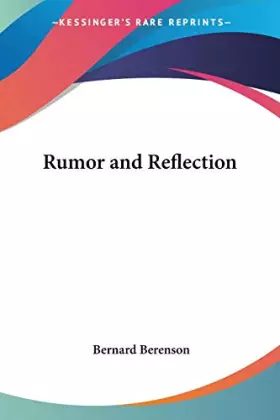 Couverture du produit · Rumor and Reflection