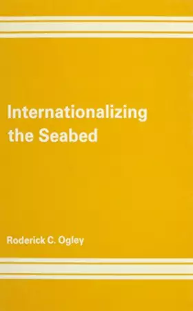 Couverture du produit · Internationalizing the Seabed