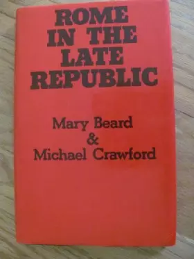 Couverture du produit · Rome in the Late Republic