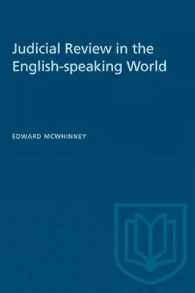 Couverture du produit · Judicial Review in the English-speaking World (Heritage)