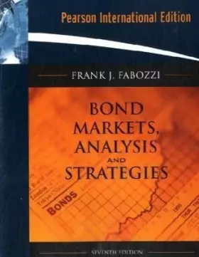 Couverture du produit · Bond Markets, Analysis, and Strategies: International Edition