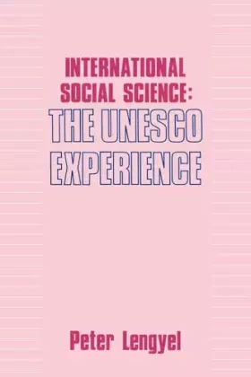 Couverture du produit · International Social Science: Unesco Experience