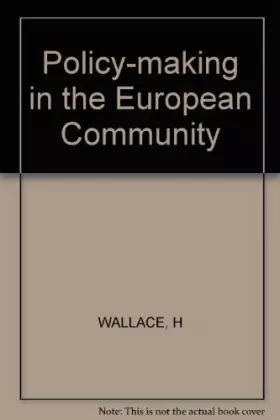 Couverture du produit · Policy-making in the European community