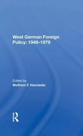 Couverture du produit · West German Foreign Policy, 1949-1979