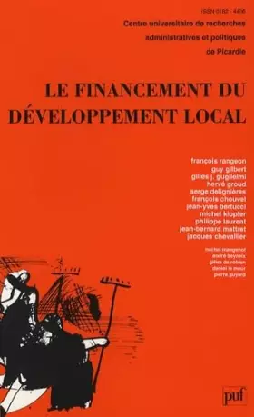 Couverture du produit · Le financement du développement local, 1re édition