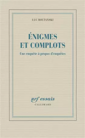 Couverture du produit · Énigmes et complots: Une enquête à propos d'enquêtes