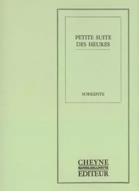 Couverture du produit · Petite suite des heures