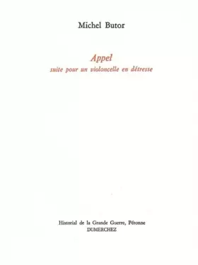 Couverture du produit · Appel / Suite Pour Violoncelle en Detresse