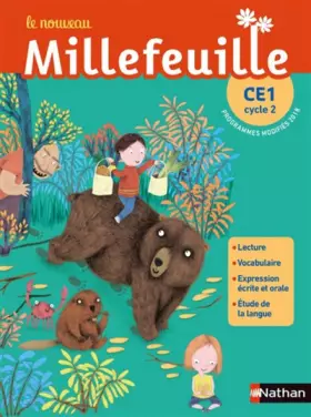 Couverture du produit · Nouveau Millefeuille CE1: Programmes modifiés 2018