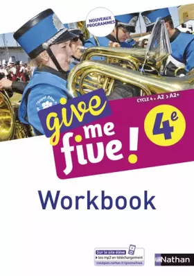 Couverture du produit · Give me five! 4e - Workbook