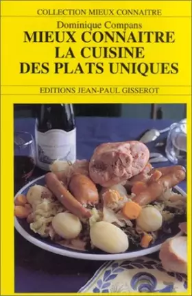 Couverture du produit · Mieux connaitre la cuisine des plats unique