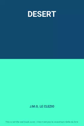 Couverture du produit · DESERT
