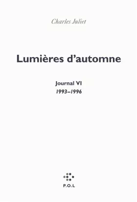 Couverture du produit · Journal, VI : Lumières d'automne: (1993-1996)