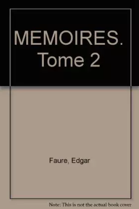 Couverture du produit · MEMOIRES. Tome 2
