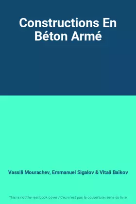 Couverture du produit · Constructions En Béton Armé