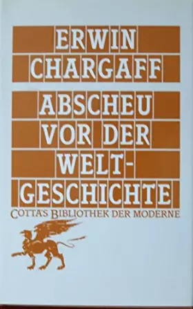 Couverture du produit · Abscheu vor der Weltgeschichte. Fragmente vom Menschen