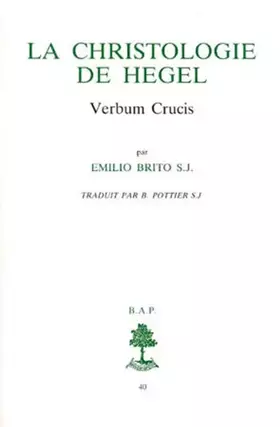 Couverture du produit · BAP n°40 - La christologie de Hegel