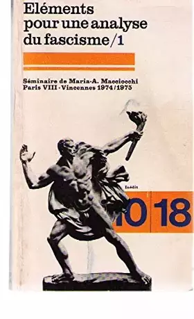 Couverture du produit · Element pour une analyse du fascisme -1