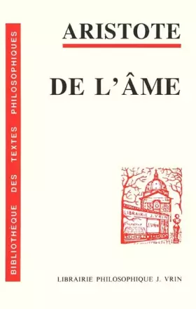 Couverture du produit · De l'Âme