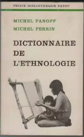Couverture du produit · Dictionnaire de l'ethnologie