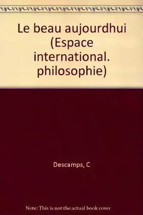 Couverture du produit · Le beau aujourd'hui