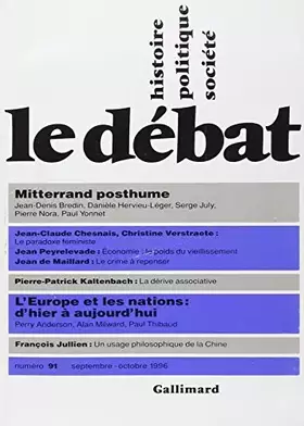 Couverture du produit · Le Débat, numéro 91