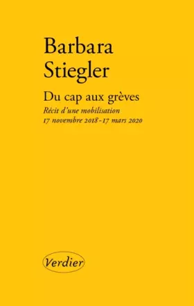 Couverture du produit · DU CAP AUX GRÈVES: RECIT D'UNE MOBILISATION 17 NOVEMBRE 2018 - 17 MARS 2020