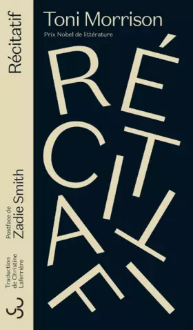 Couverture du produit · Récitatif