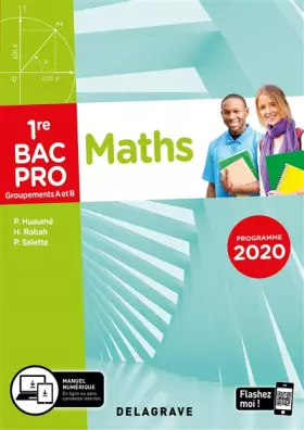 Couverture du produit · Mathématiques - Groupement A et B - 1re Bac Pro (2020) - Pochette élève