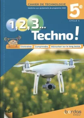 Couverture du produit · 1,2,3... Techno ! 5e