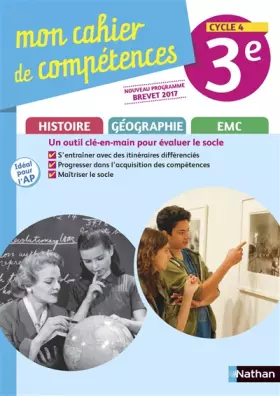Couverture du produit · Histoire Géo EMC 3ème Cahier d'Activités 2017