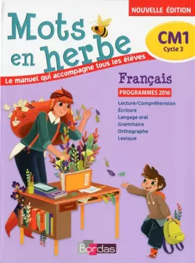 Couverture du produit · Mots en herbe CM1