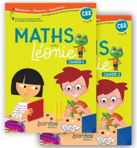 Couverture du produit · Les Maths avec Léonie CE2 - Méthode de Singapour: Cahiers de l'élève