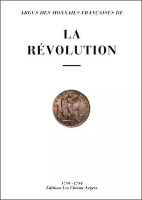Couverture du produit · Argus monnaies françaises de la Révolution