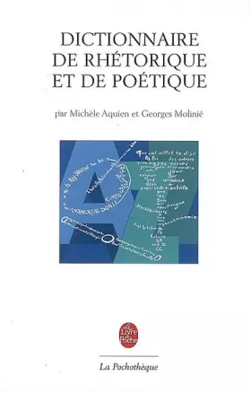 Couverture du produit · Dictionnaire de rhétorique et de poétique