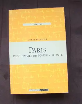 Couverture du produit · PARIS - DES HOMMES DE BONNE VOLONTE - COLLECTION CAPITALE 1991