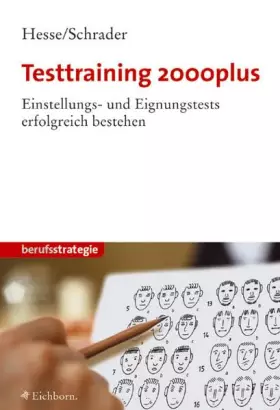 Couverture du produit · Testtraining 2000plus: Einstellungs- und Eignungstests erfolgreich bestehen