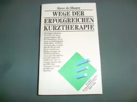 Couverture du produit · Wege der erfolgreichen Kurztherapie