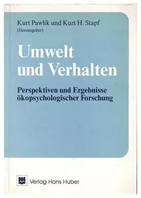 Couverture du produit · Umwelt und Verhalten: Perspektiven und Ergebnisse ökopsychologischer Forschung