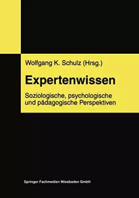 Couverture du produit · Expertenwissen: "Soziologische, psychologische und pädagogische Perspektiven"