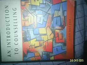 Couverture du produit · An Introduction to Counselling