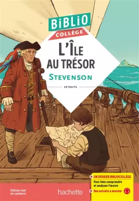 Couverture du produit · Bibliocollège - L'île au trésor, Stevenson