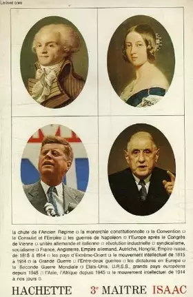 Couverture du produit · 1789-1970, l'epoque contemporaine, 3e, maitre