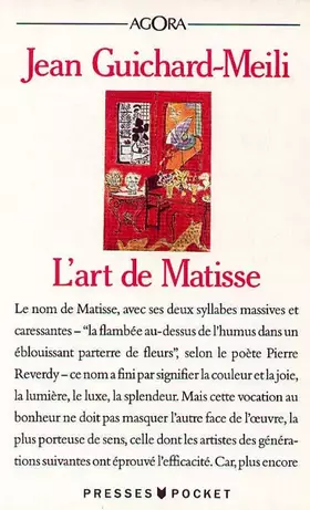 Couverture du produit · L'Art de Matisse