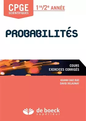 Couverture du produit · Probabilités