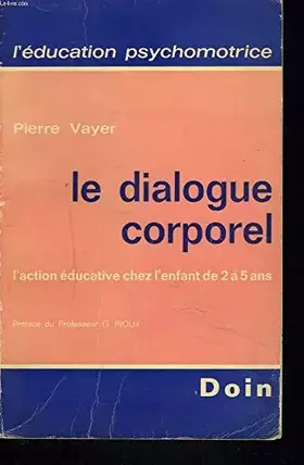 Couverture du produit · Le Dialogue corporel